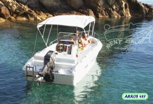 Elba noleggio barche Arkos 487 con tendalino parasole